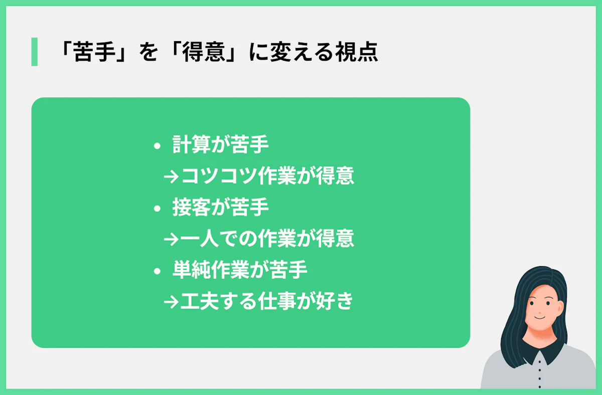 「苦手」を「得意」に変える視点