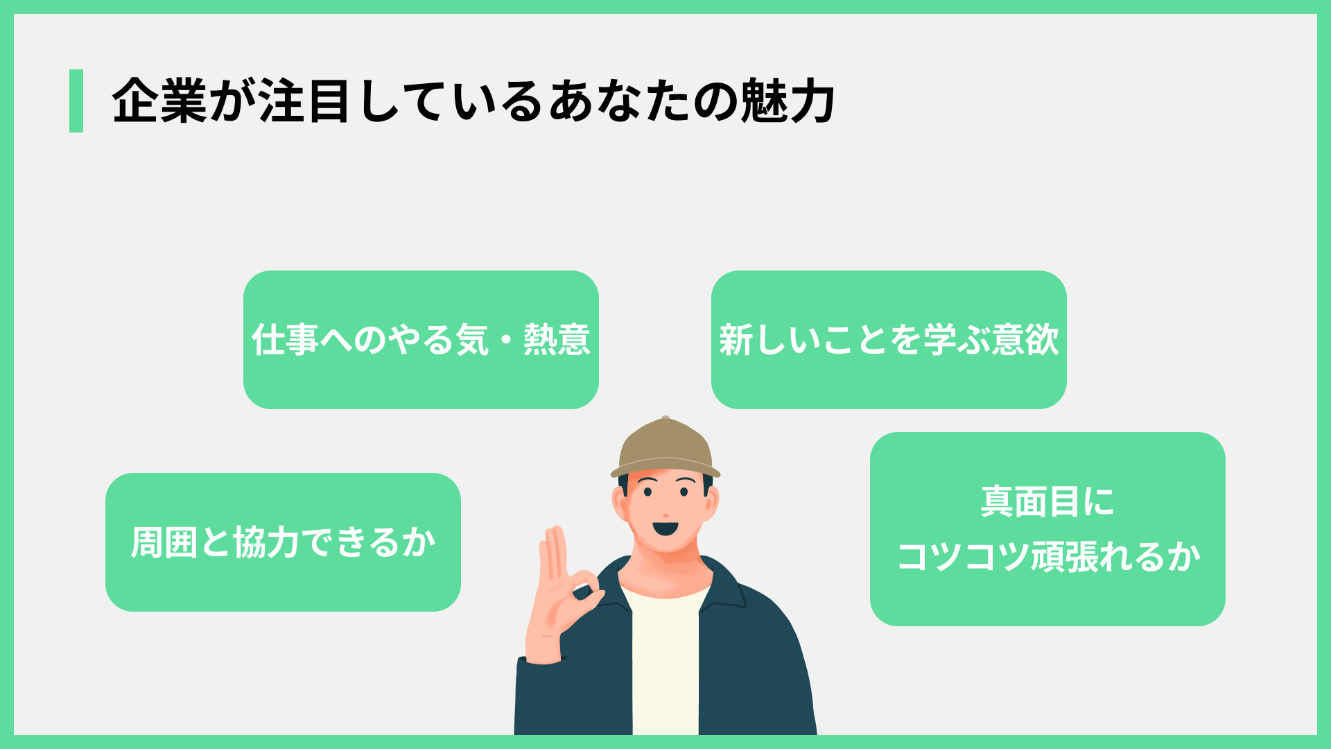 企業が注目しているあなたの魅力