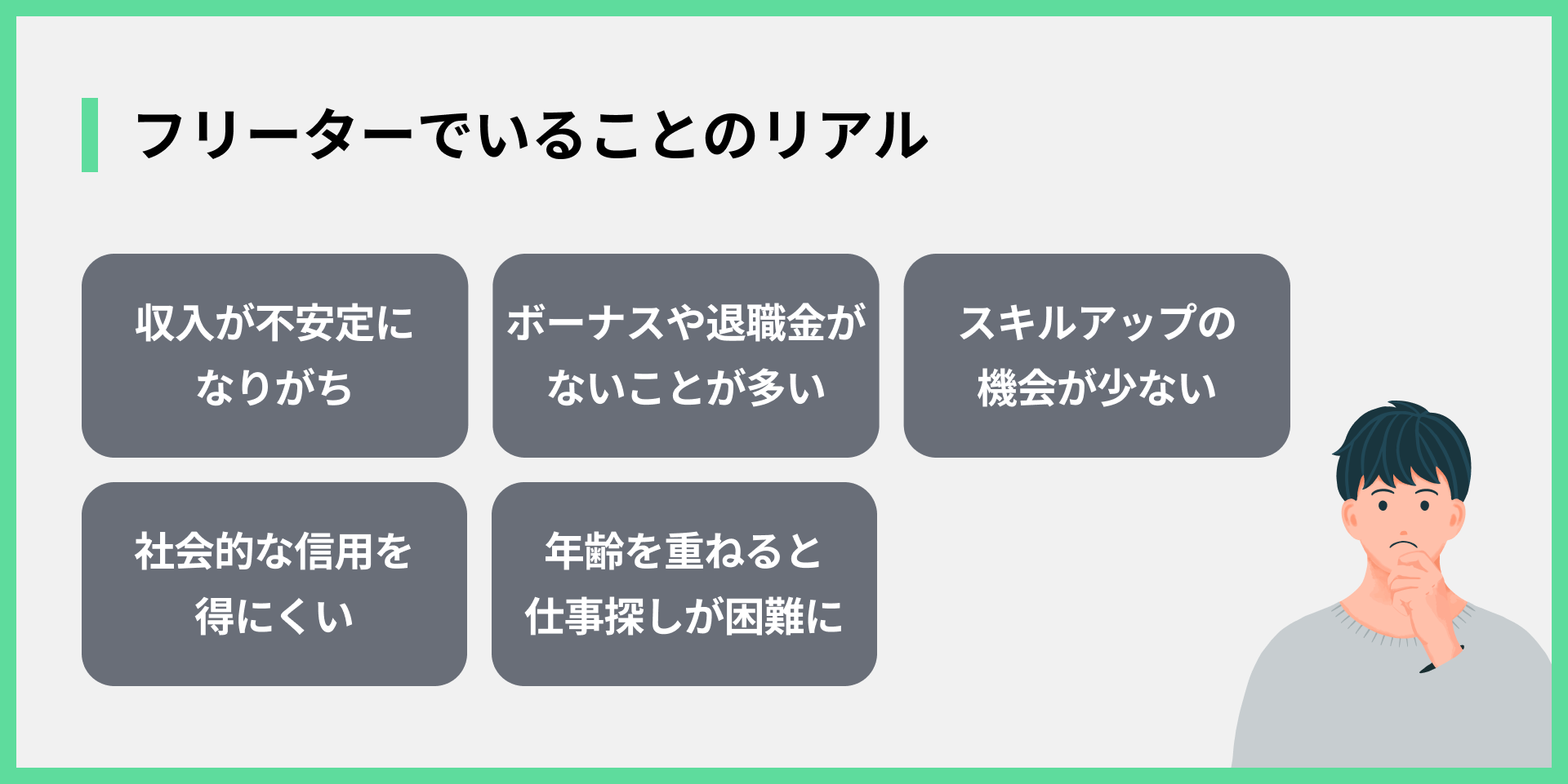 フリーターでいることのリアル