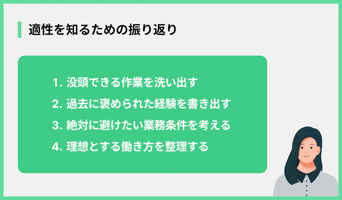 適性を知るための振り返り