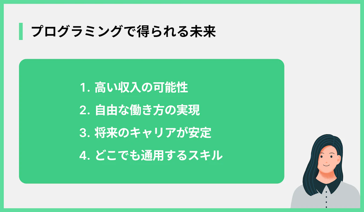 プログラミングで得られる未来