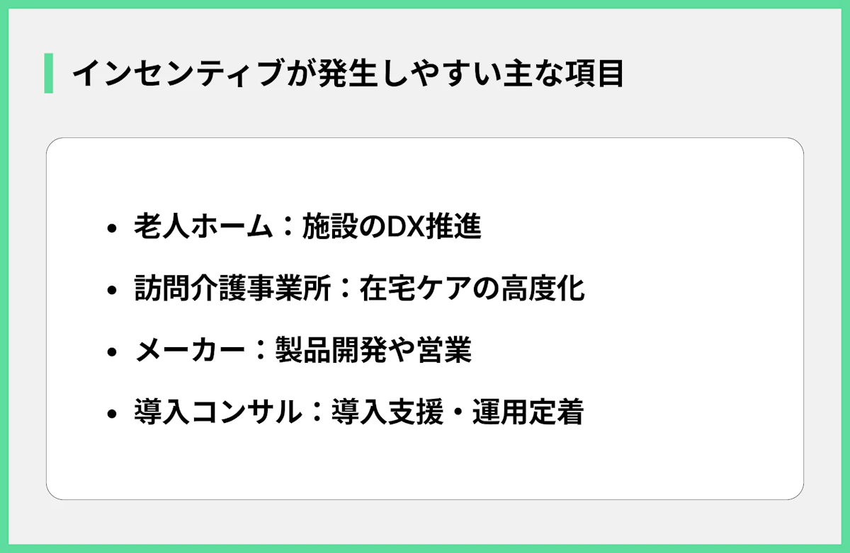 スマート介護士の主な活躍の場