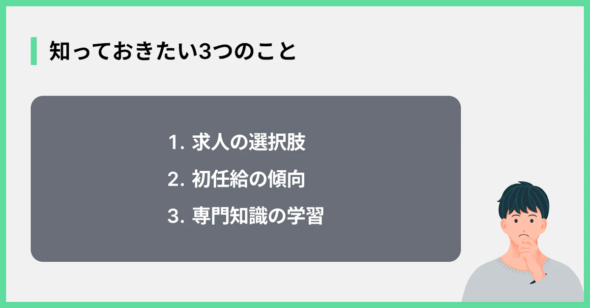 知っておきたい3つのこと