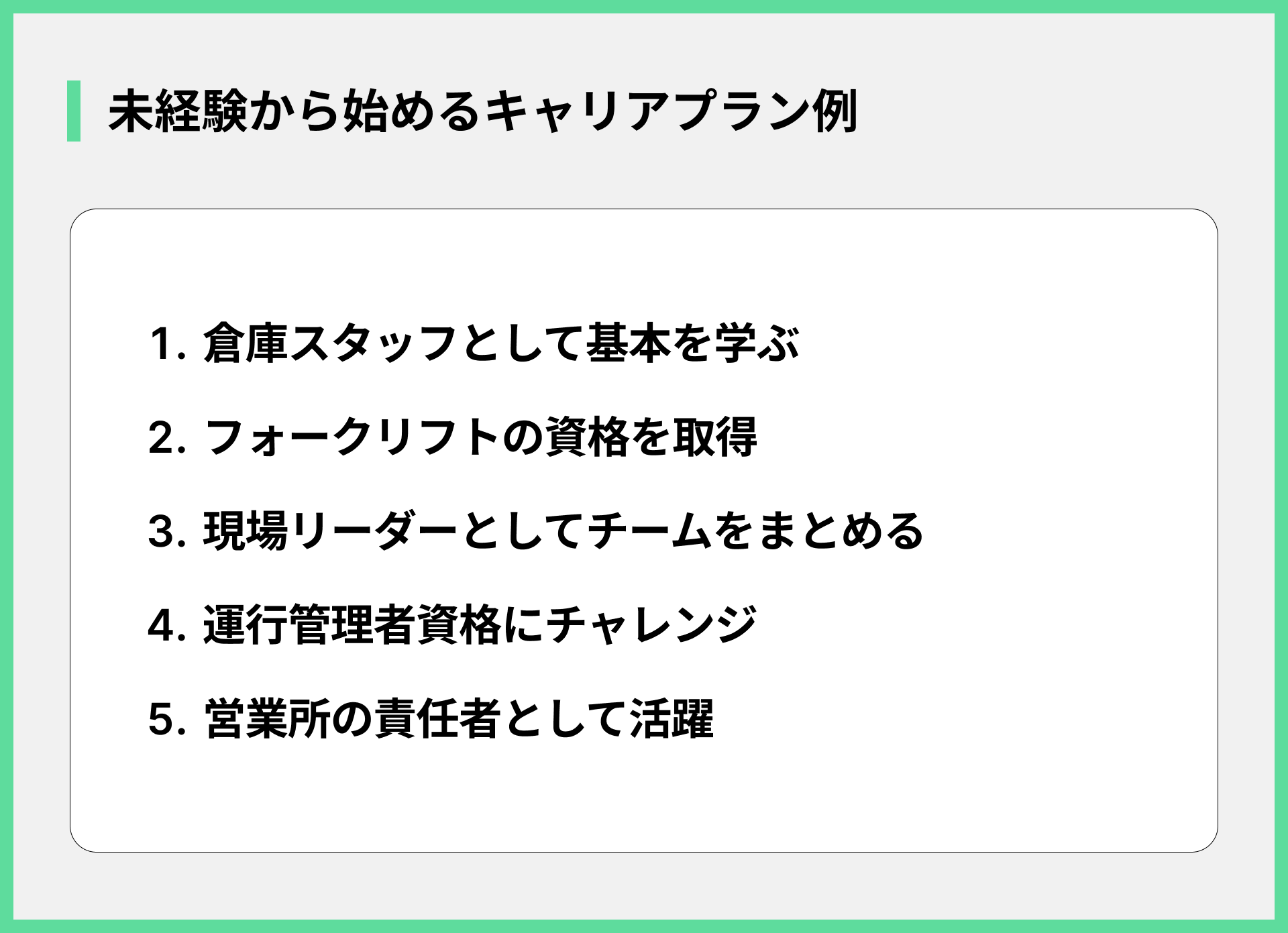 未経験から始めるキャリアプラン例