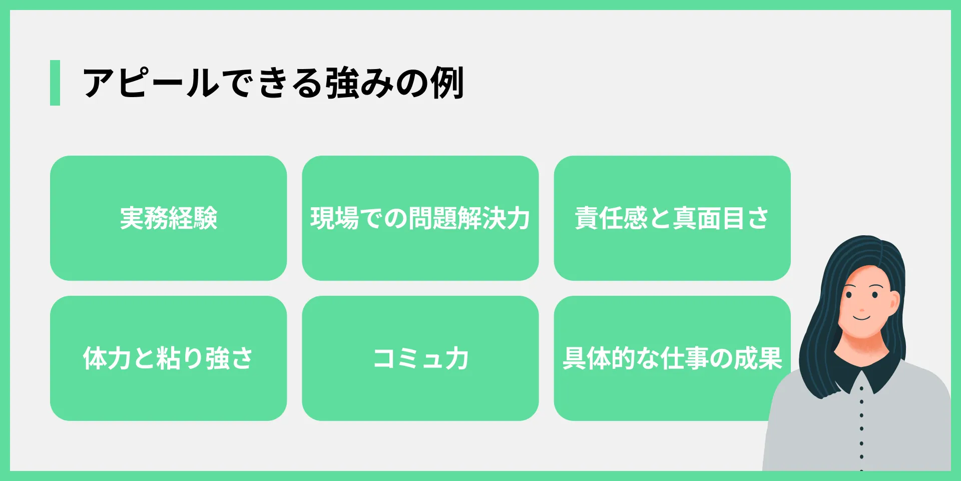アピールできる強みの例