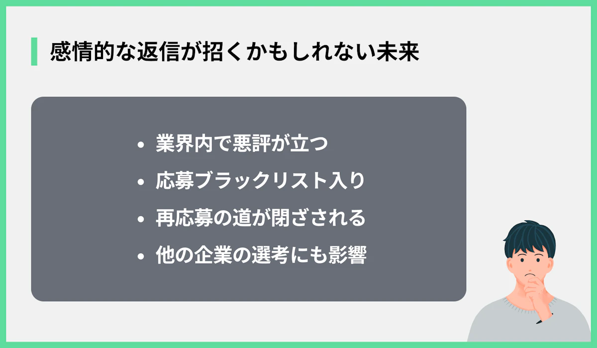 感情的な返信が招くかもしれない未来