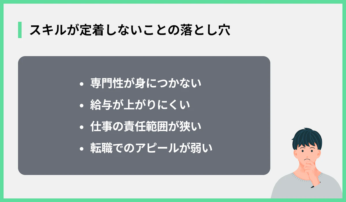 スキルが定着しないことの落とし穴