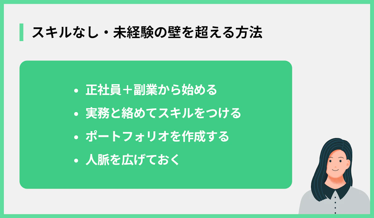 スキルなし・未経験の壁を超える方法