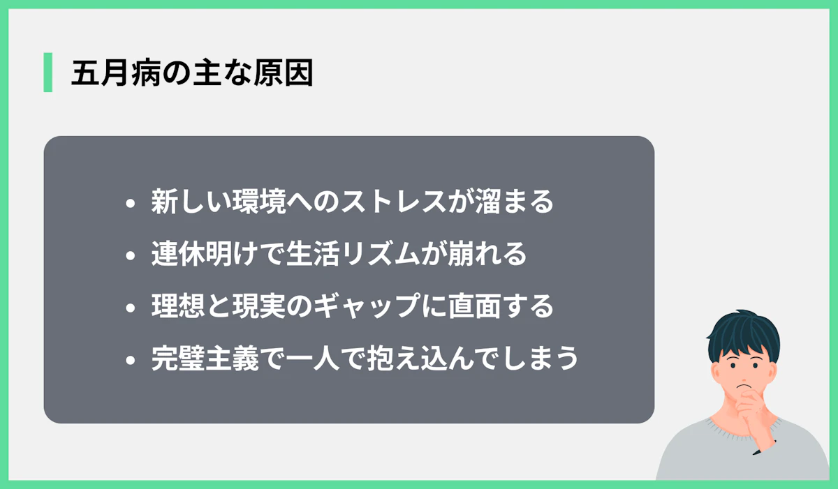 五月病の主な原因