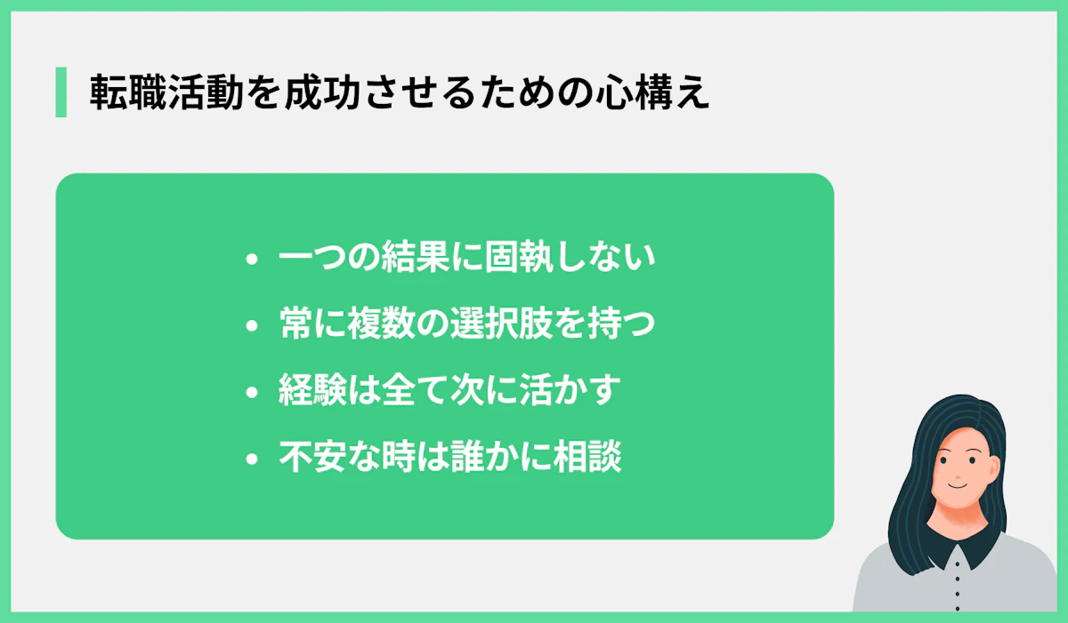 転職活動を成功させるための心構え