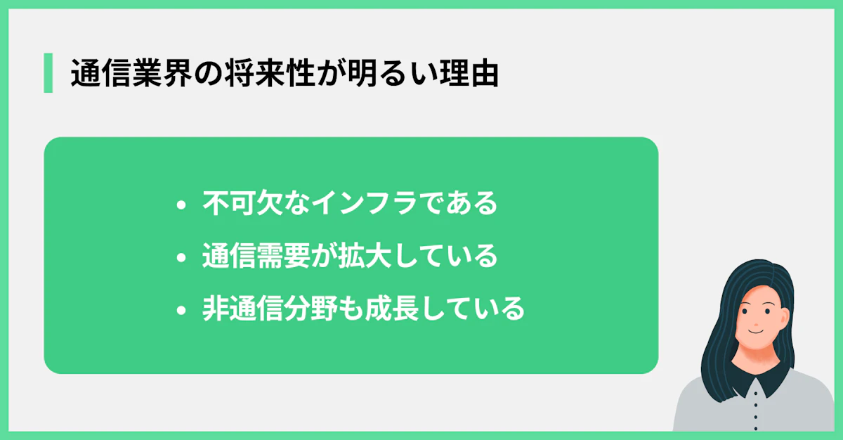 通信業界の将来性が明るい理由
