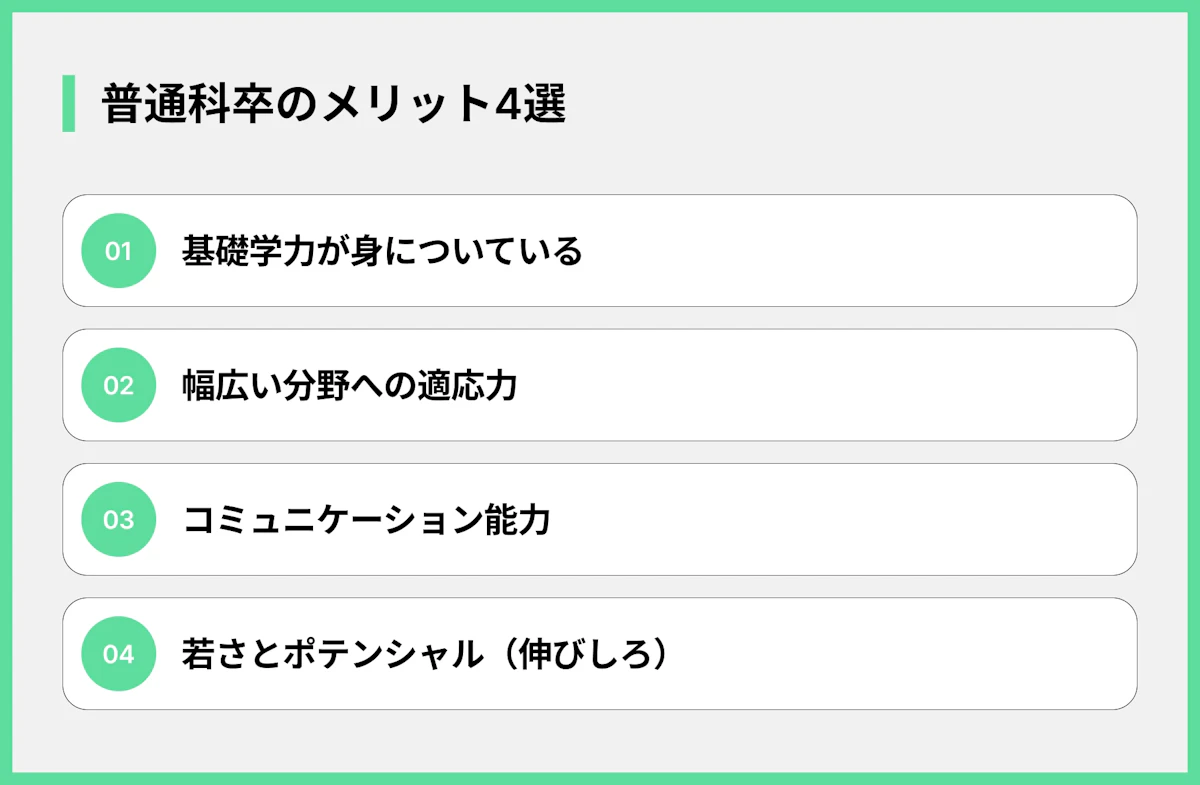 普通科卒のメリット4選