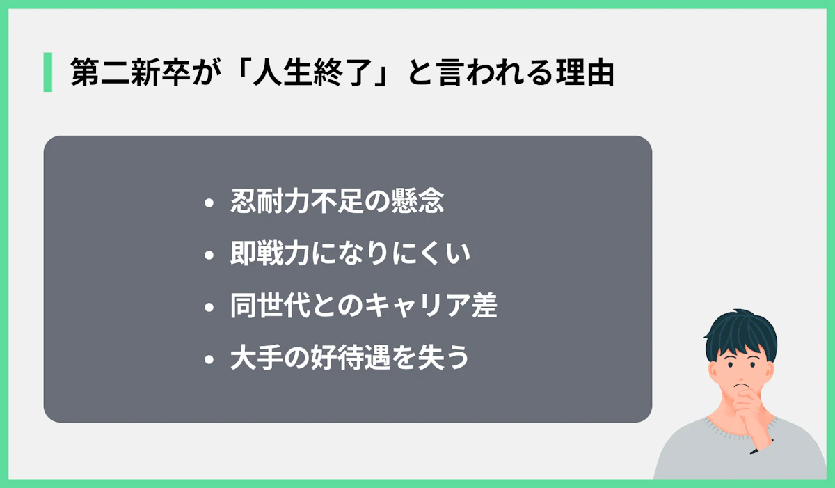 第二新卒が「人生終了」と言われる理由