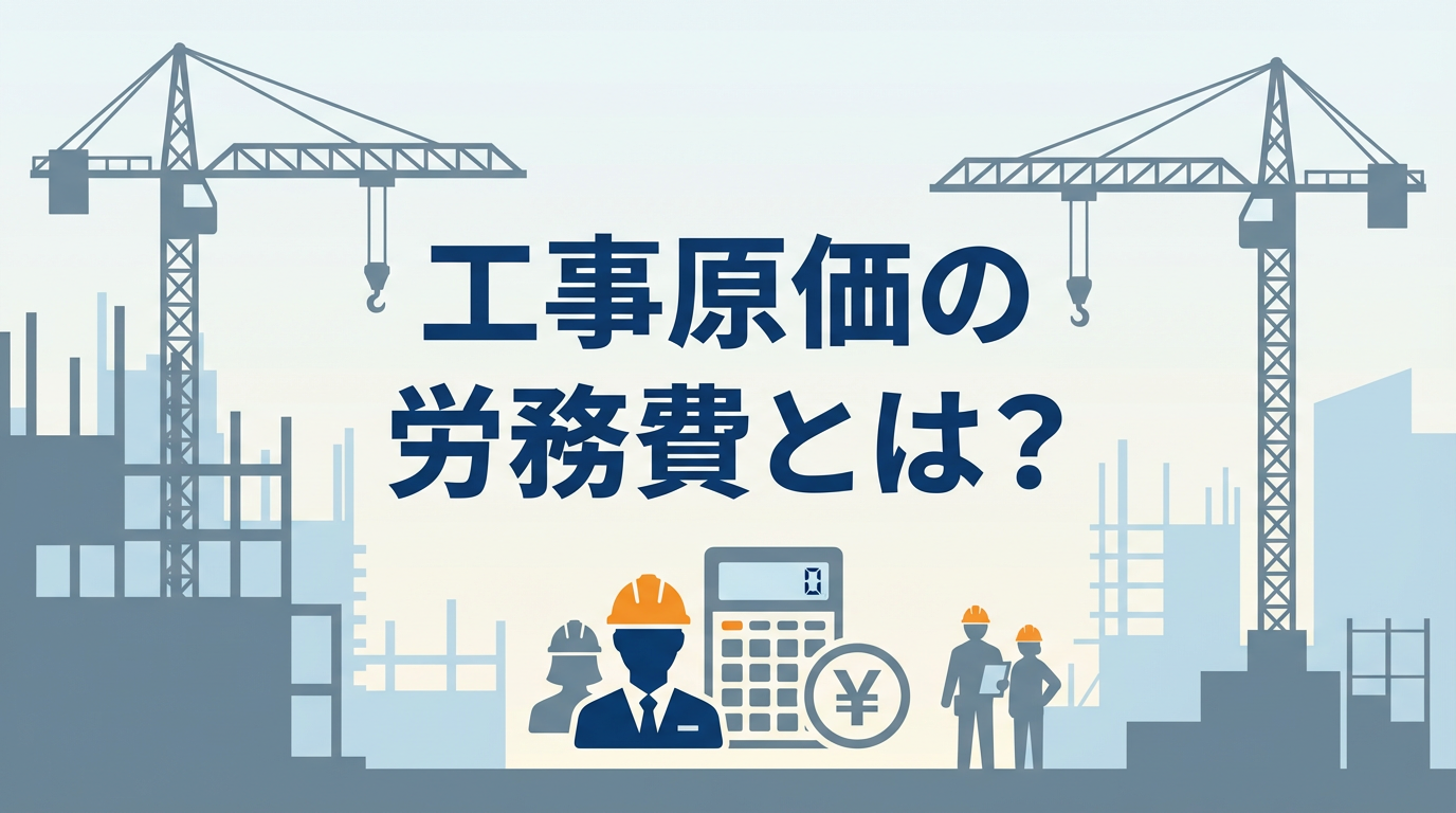 工事原価における労務費とは？人件費・外注費との違いや計上の判断基準を建設業経理向けに解説