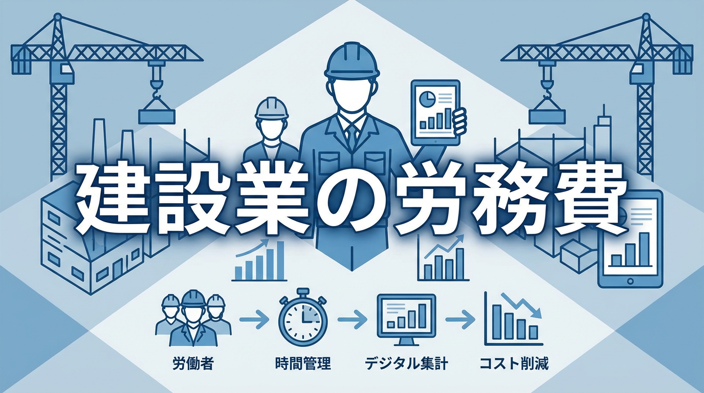 建設業の労務費とは？人件費・外注費との違いと計算方法を実務目線で解説