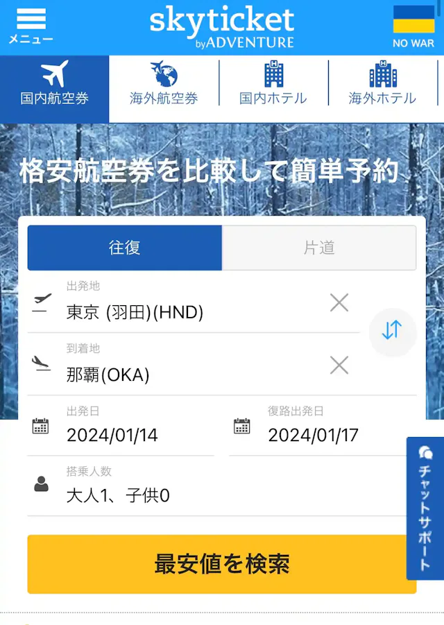 スカイチケット