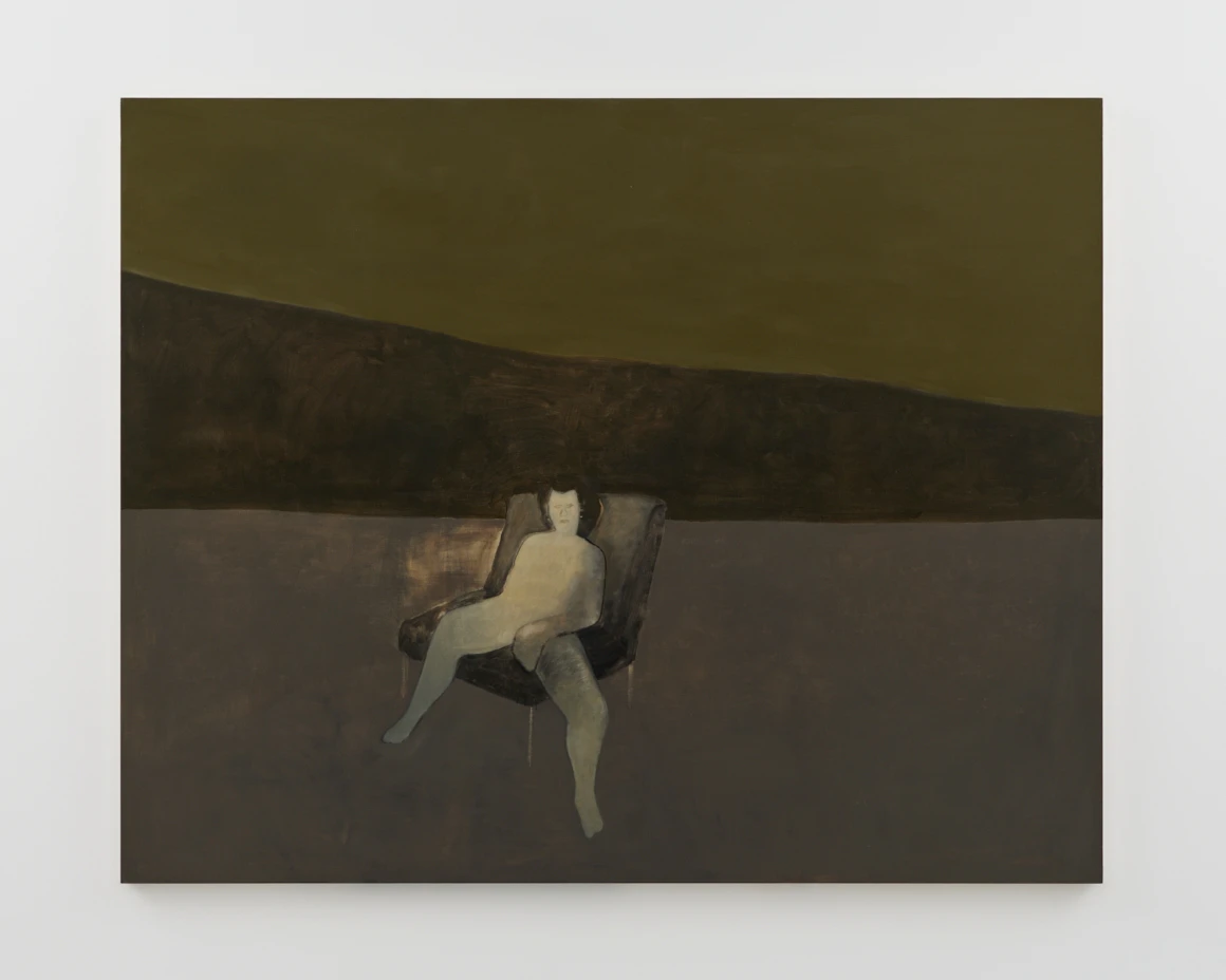 Tomoo Gokita, “Exhibitionist”, 2026, oil on linen, 181.8 x 227.5 cm © Tomoo Gokita. Courtesy of Taka Ishii Gallery / Photo: Kenji Takahashi