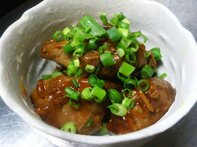 鶏の冷製きも煮