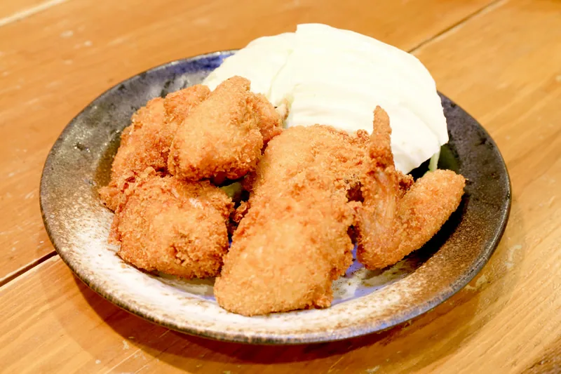 ざんぎ（骨付鳥の唐揚げ）