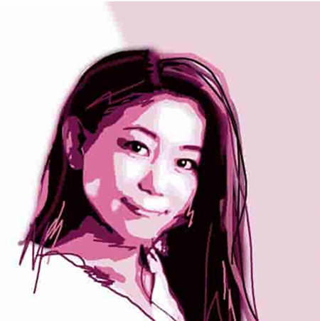 松丸三枝子（村尾三枝子）のポートレイト