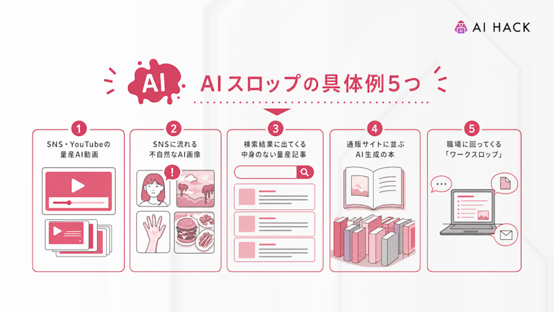 AIスロップの具体例5つ