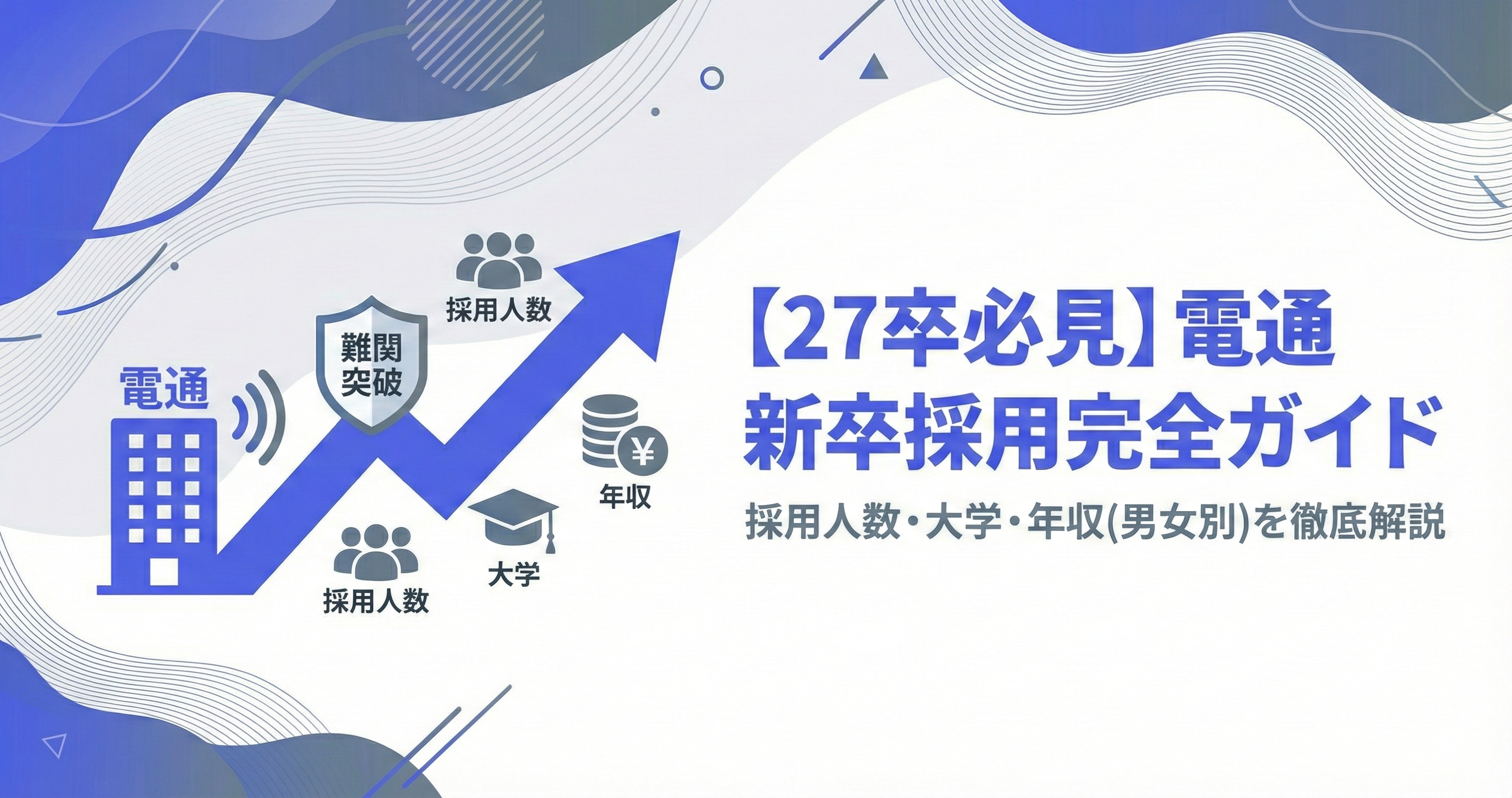 【27卒向け】電通の新卒採用情報まとめ|採用人数・採用大学・年収(男女別)を徹底解説