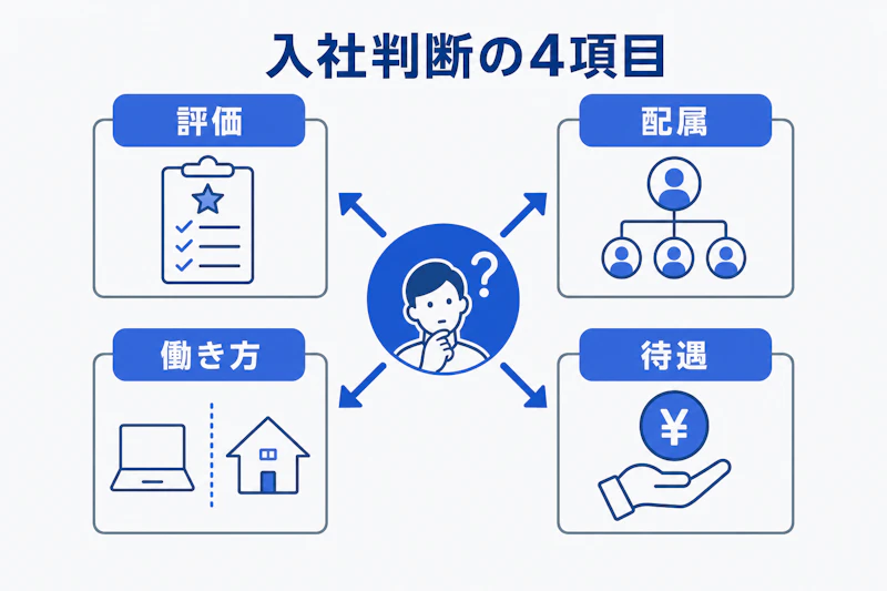 最終面接で確認する評価、配属、働き方、待遇