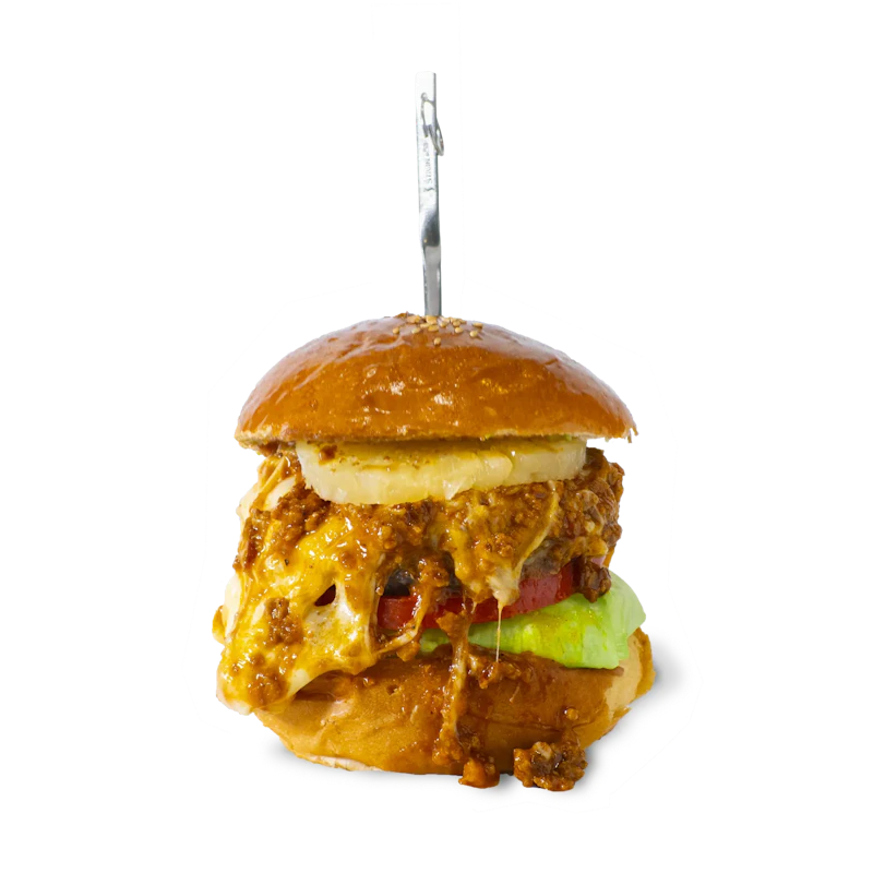 チリミートパイン チーズバーガー