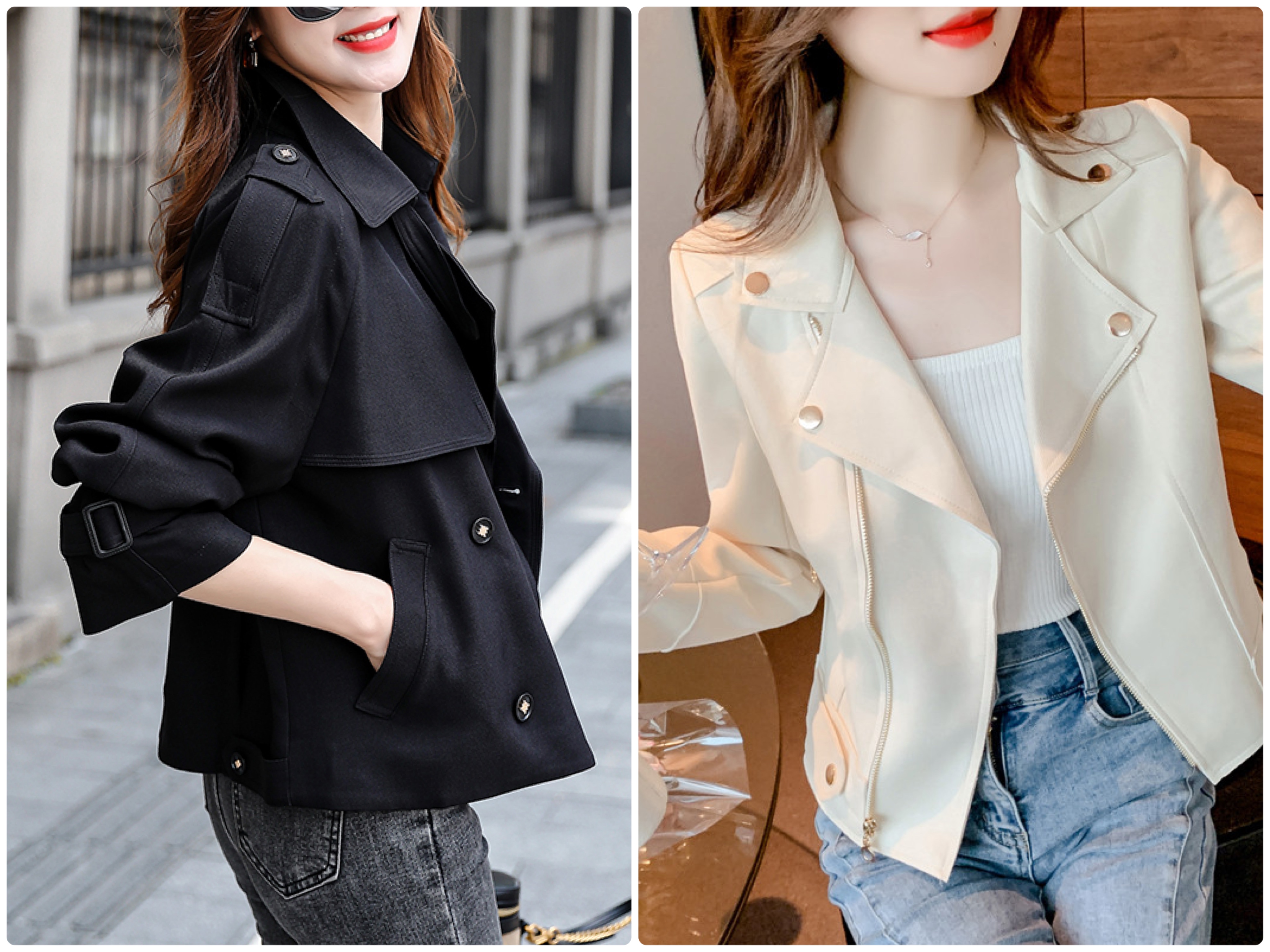 ショート丈アウター