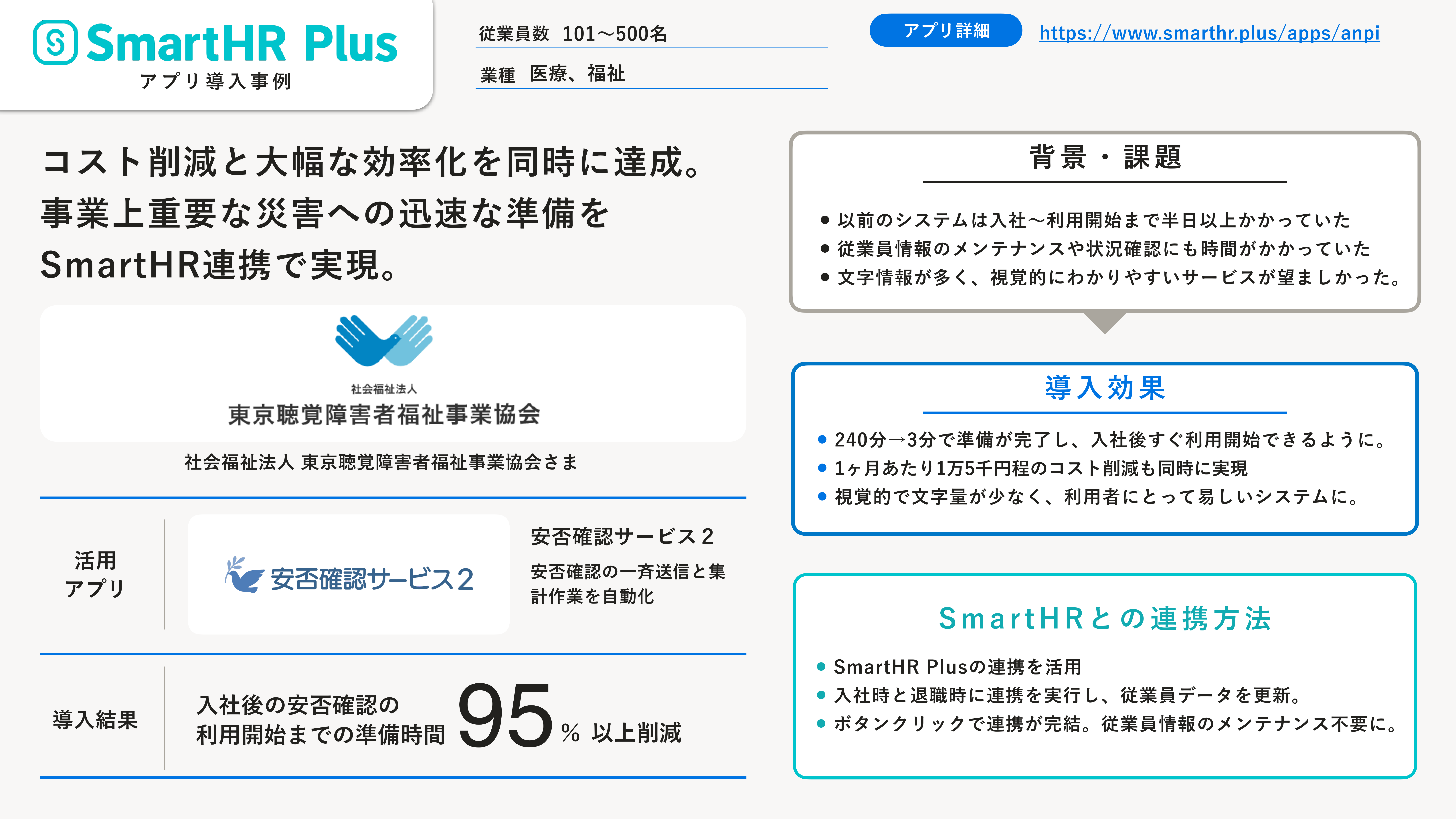 社会福祉法人東京聴覚障害者福祉事業協会様の導入事例アイキャッチ画像