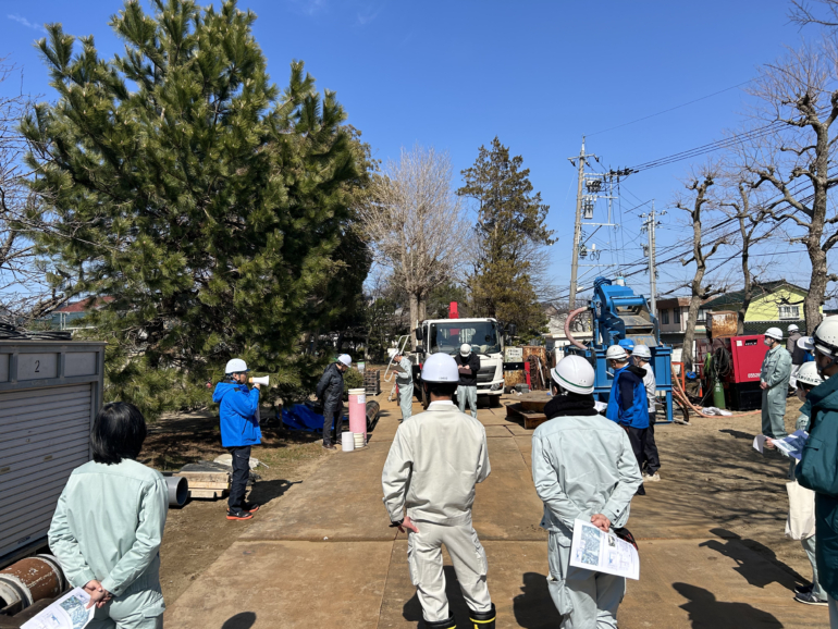 2025年3月金沢市でおこなわれた実証実験の様子(協会HPより)