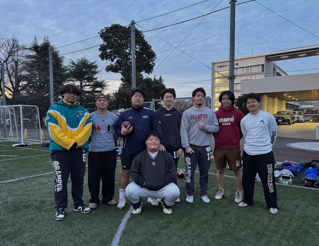千葉日アメフト部GRAMPUS OB集合写真