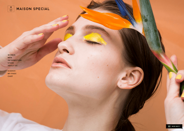 MAISON SPECIAL　BRANDING & WEBSITEの実績イメージ