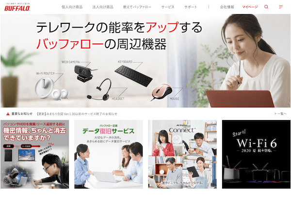 BUFFALOの実績イメージ