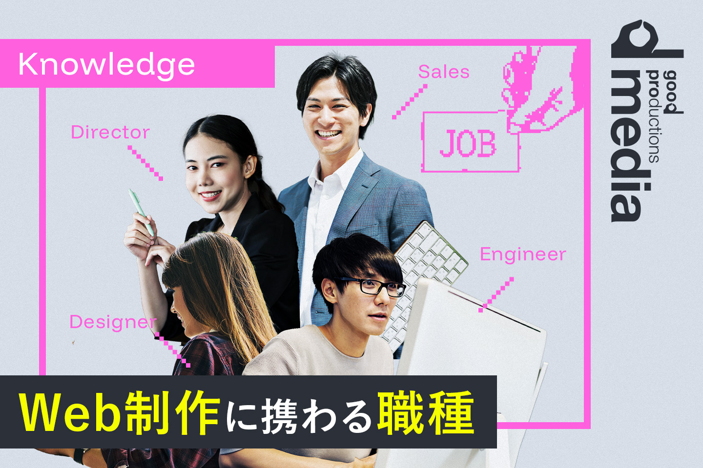 Webサイト制作に携わる職種とその役割