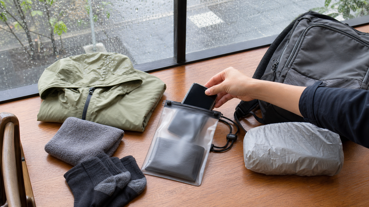 【ステップ2】「急な雨 服濡らさない」ためのファッション活用術
