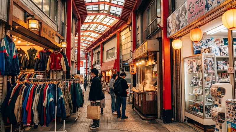 大須商店街の別の角度