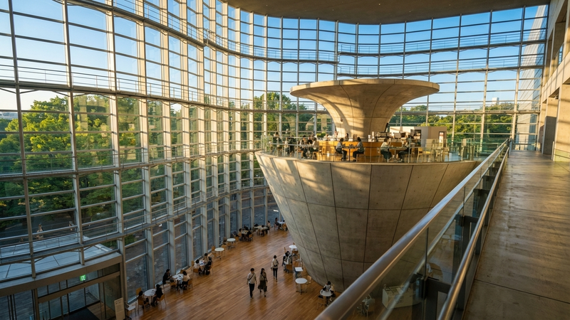 国立新美術館の別の角度