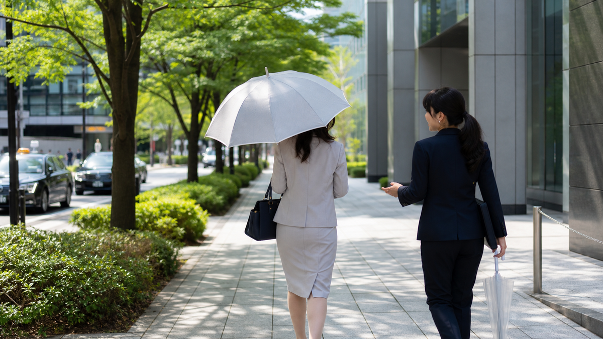 夏の「移動時」の暑さ対策とも同じ動線でつながる