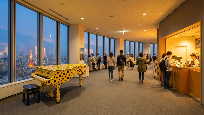 東京都庁展望室の別の角度