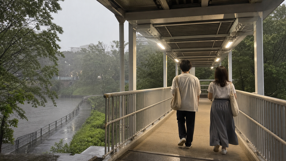雨の日も楽しく快適に！アイカサと連携した外出術
