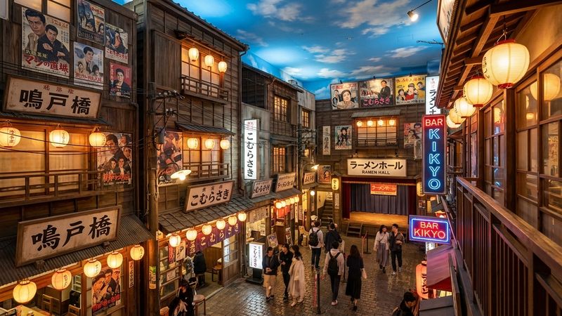 新横浜ラーメン博物館の別の角度