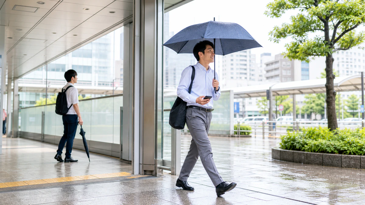 【Q5】急な雨にもスマート対応!新大阪でのアイカサ活用術