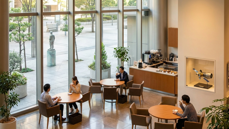 三菱みなとみらい技術館の別の角度