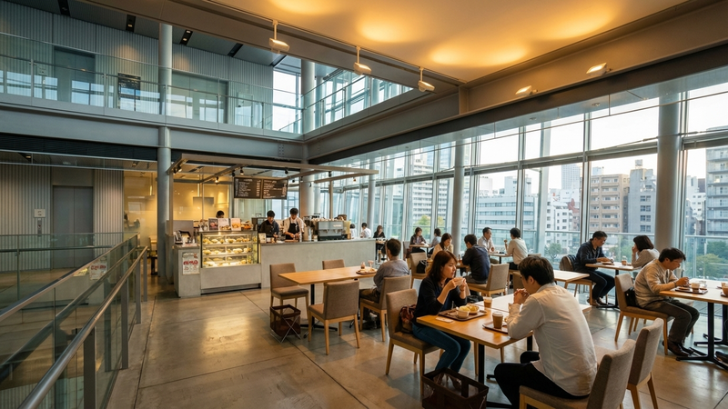 日本科学未来館の別の角度