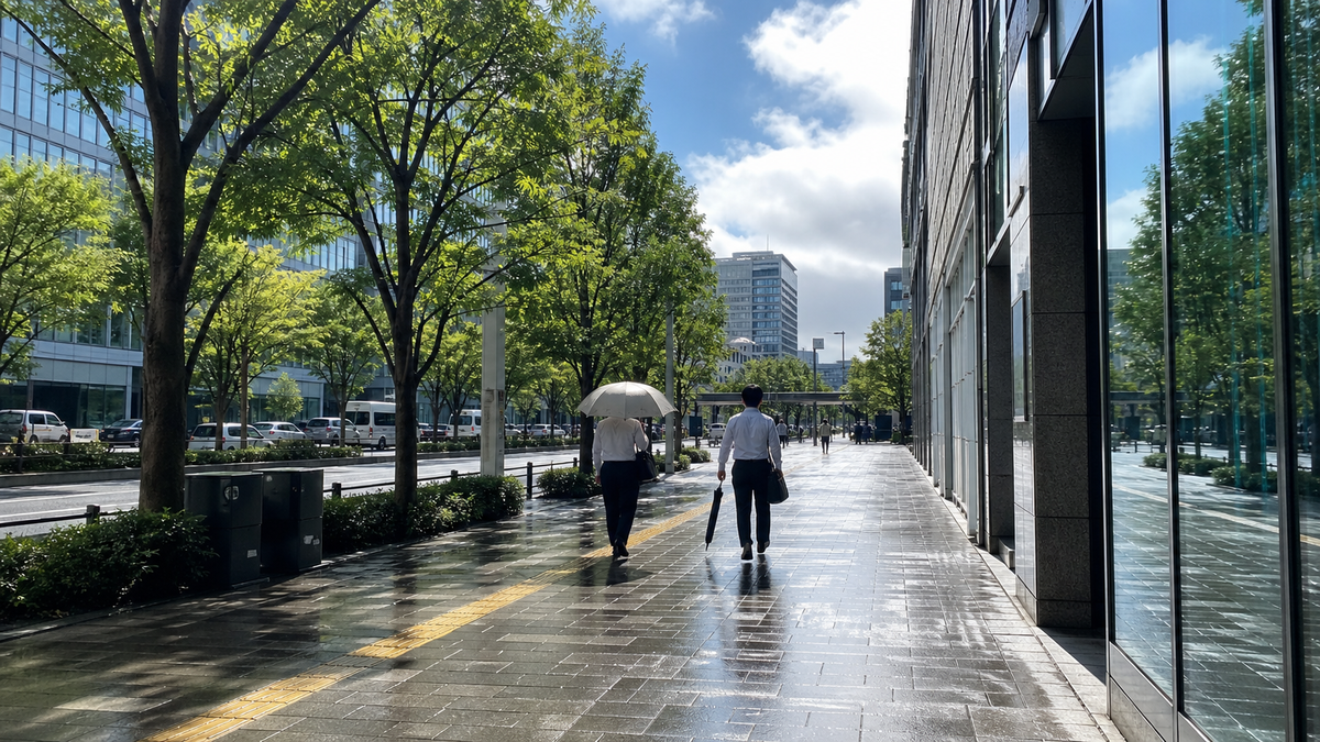 夏は「雨」と「暑さ」が同じ動線で起きる