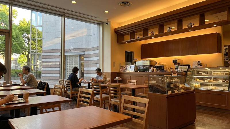 UCCコーヒー博物館の別の角度