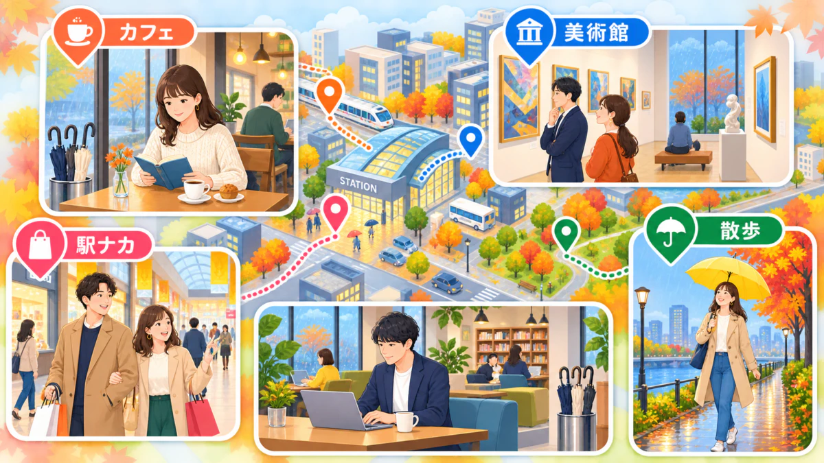 秋の雨の日も楽しく!おすすめの過ごし方とスポット情報