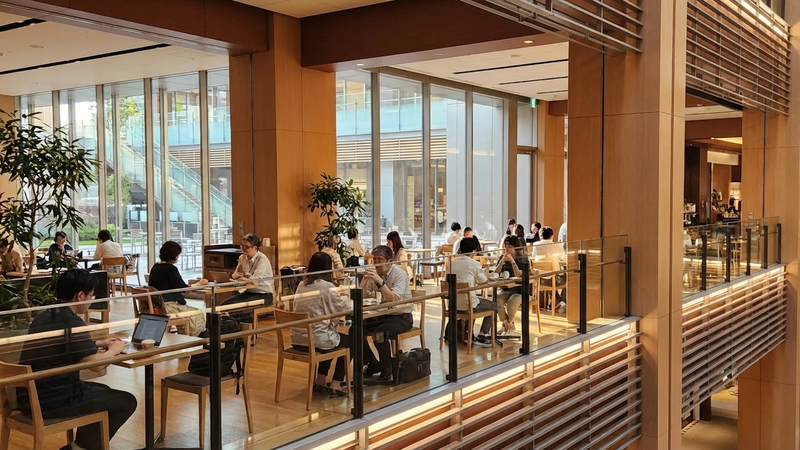 東京ミッドタウン ガレリアの別の角度