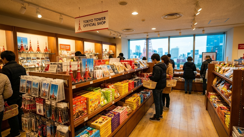 東京タワー（メインデッキ、フットタウン）の別の角度